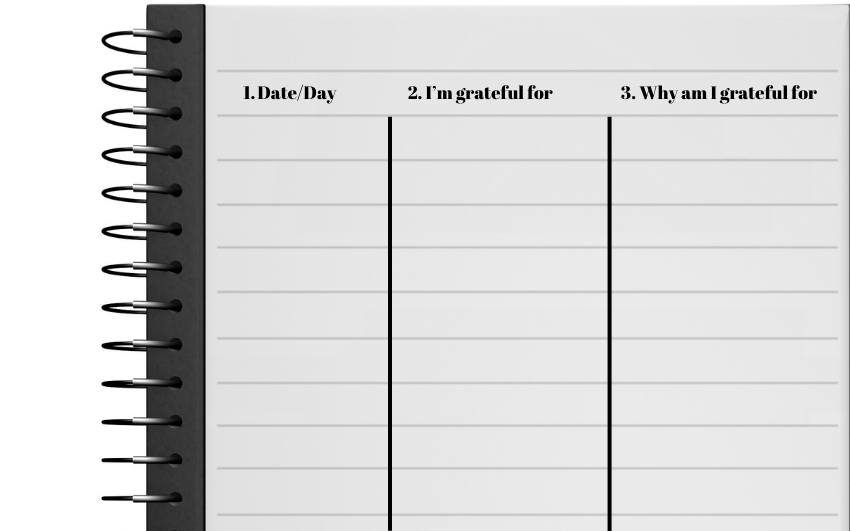 Gratitude Journal Format